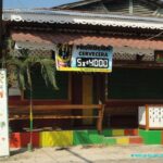 Bar restaurant dans le village de Cahuita au Costa Rica