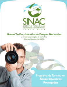 Tarifs et horaires des parcs nationaux du Costa Rica