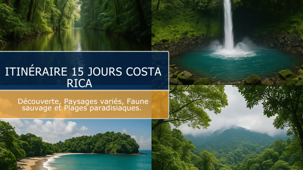 Itinéraire 15 Jours Costa Rica : Un Voyage Inoubliable au Coeur de la Nature