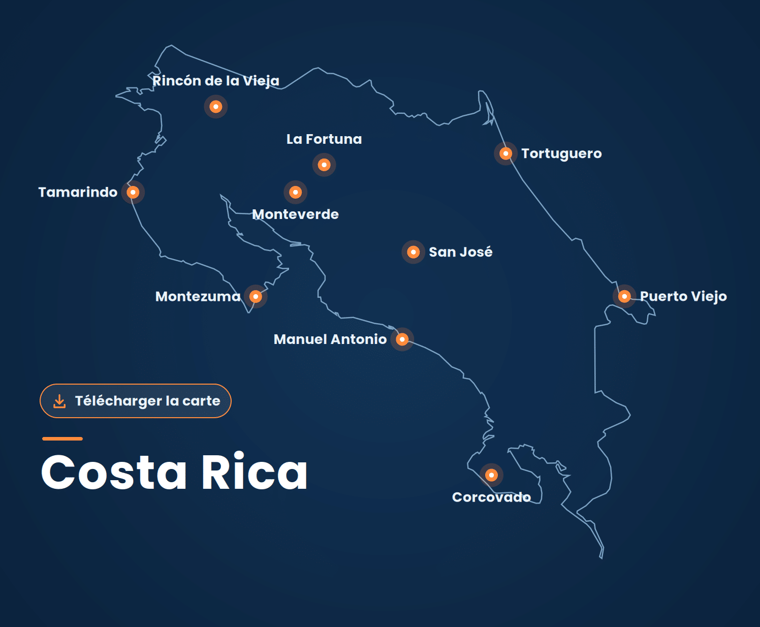 Carte Costa Rica 2026