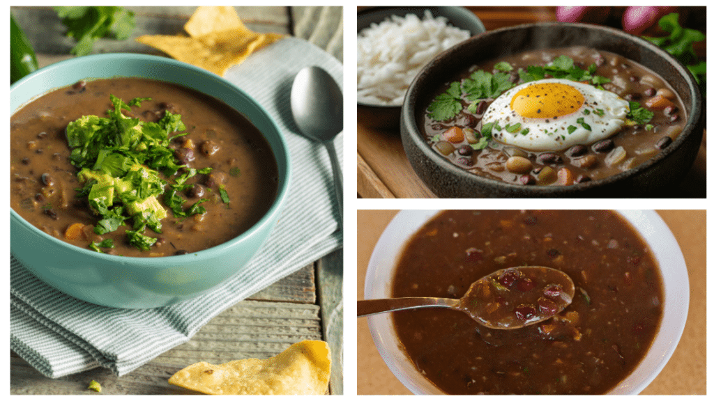 Sopa negra au Costa Rica