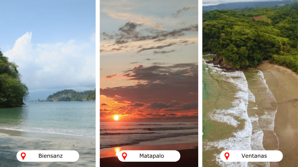 Biesanz, Matapalo, Ventanas : Trois plages du Costa Rica à explorer lors de votre séjour